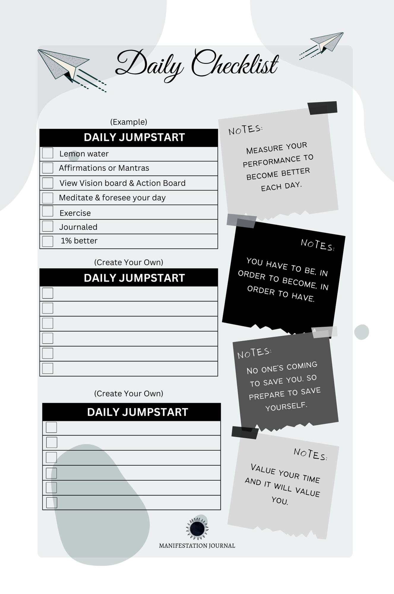 MANIFESTATION JOURNAL - THE BUTTERFLY EFFECT