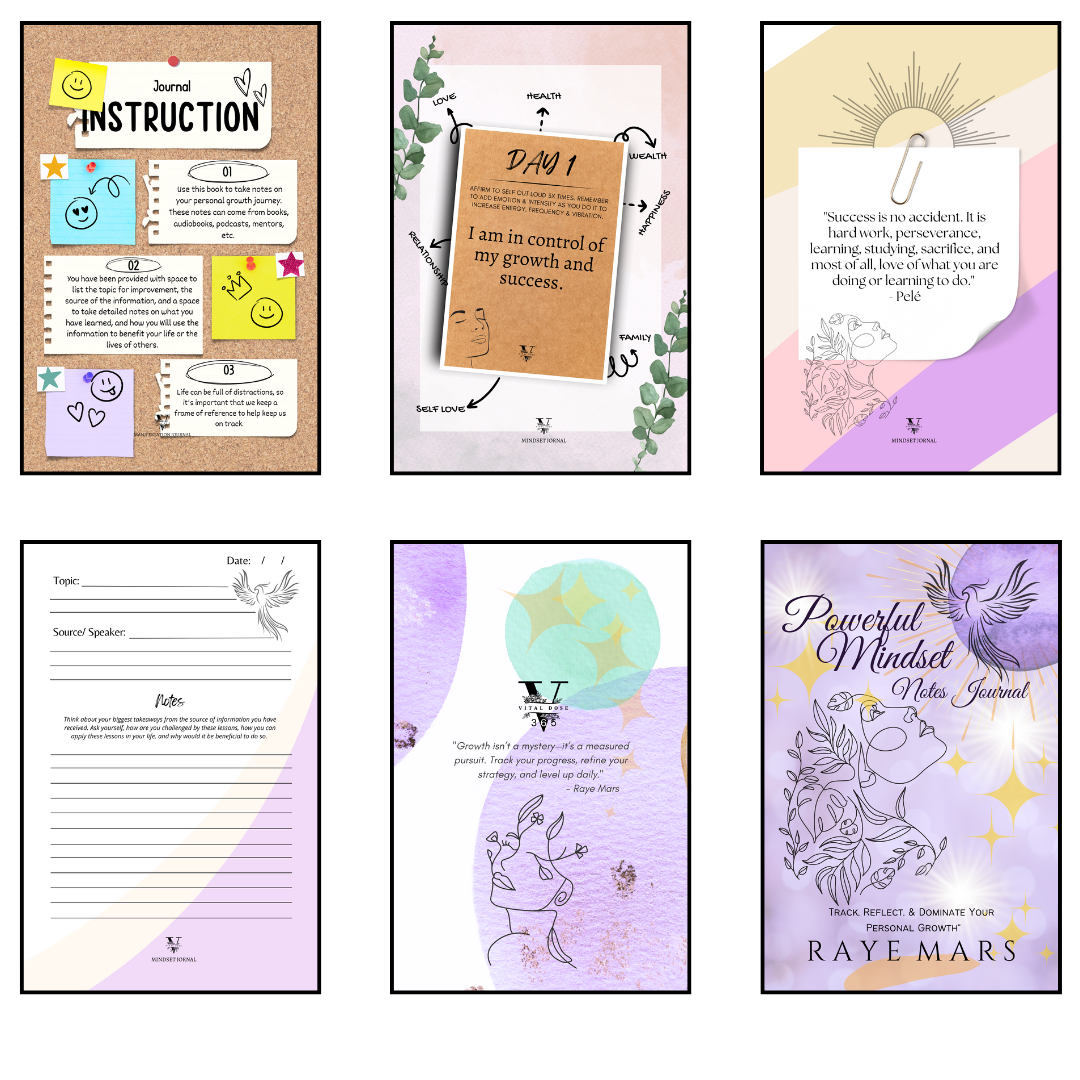 POWERFUL MINDSET NOTES JOURNAL