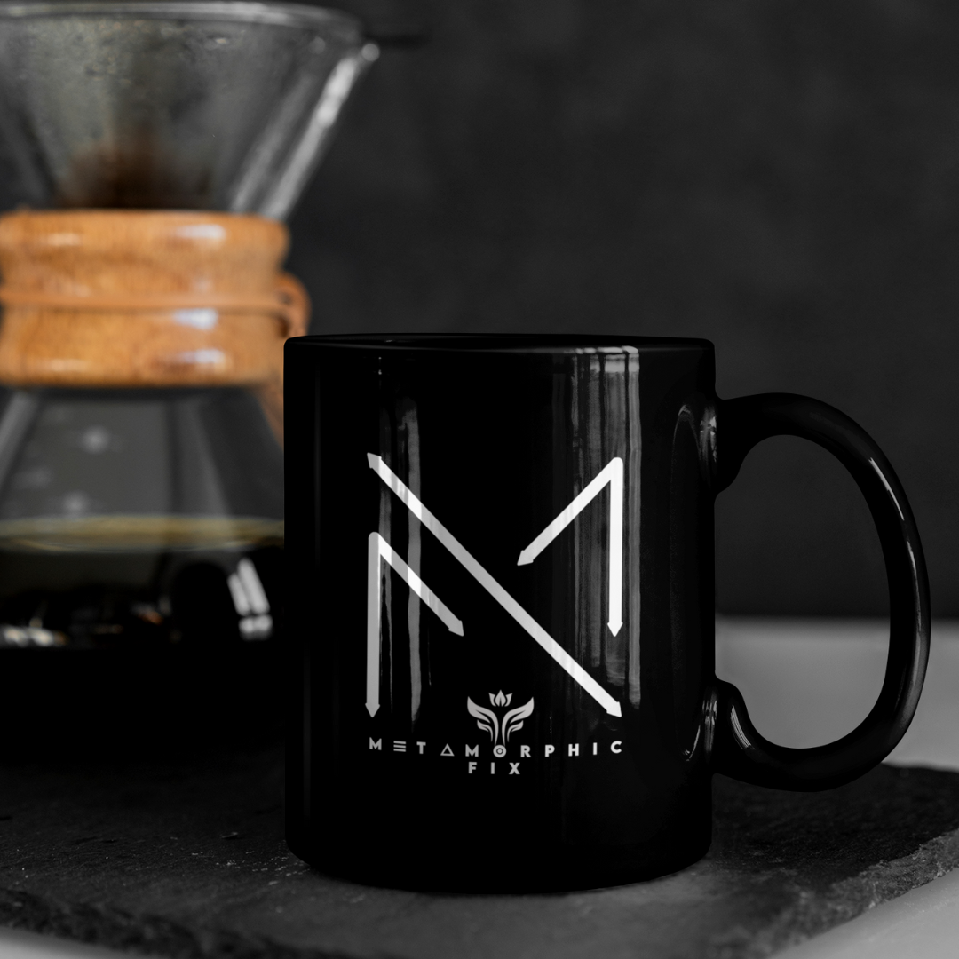 Metamorphic Fix Black Glossy Mug