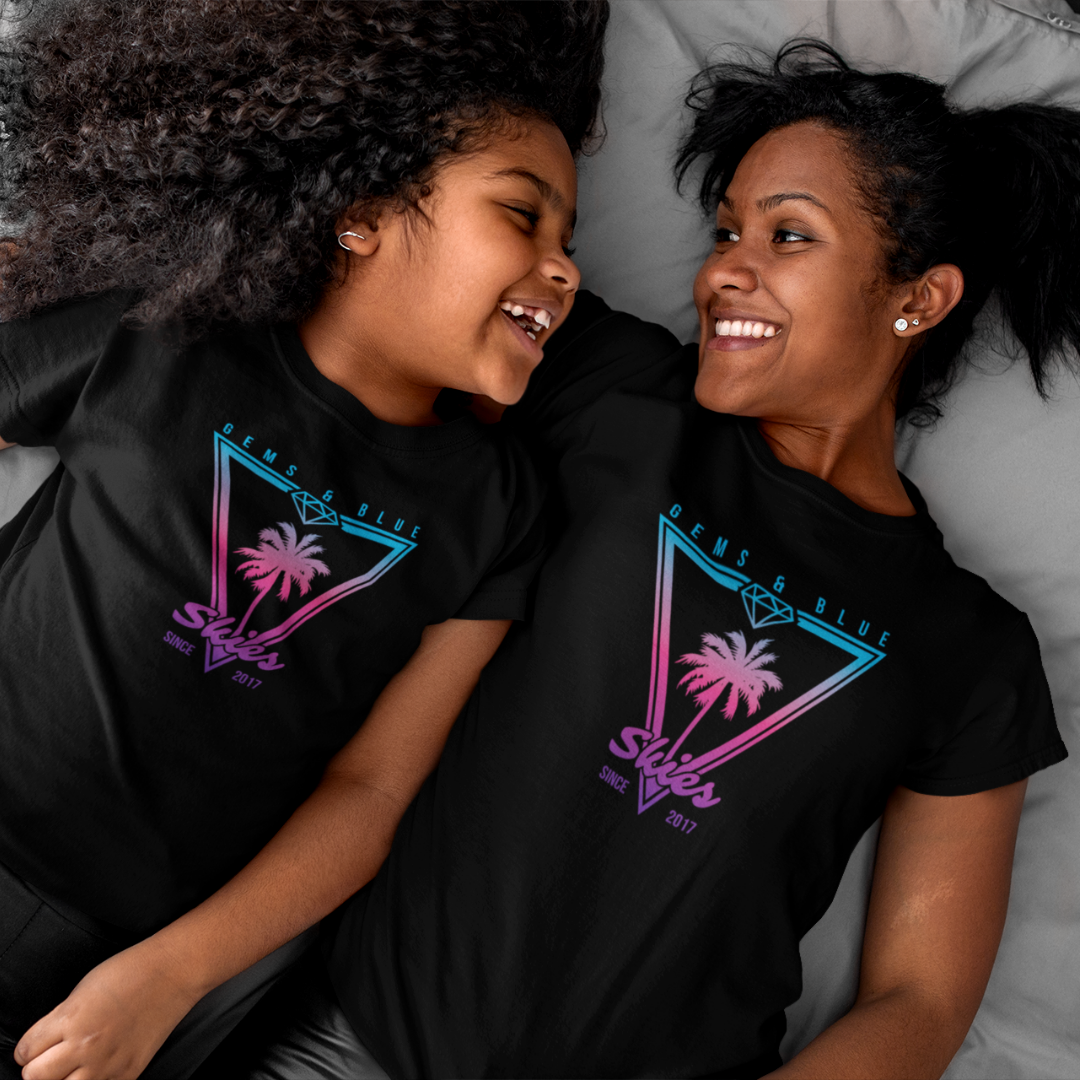 Women's Gems & Blue Skies t-shirt