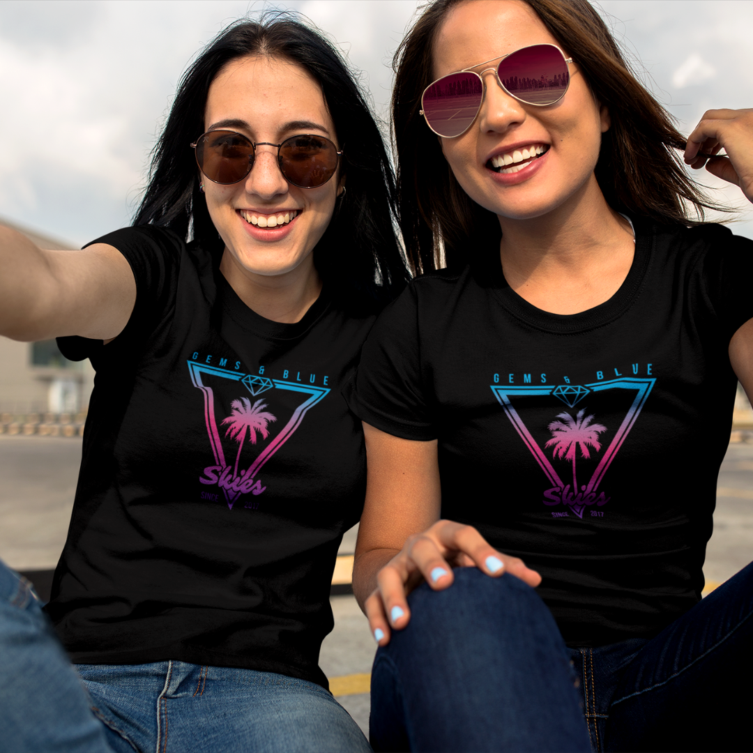 Women's Gems & Blue Skies t-shirt